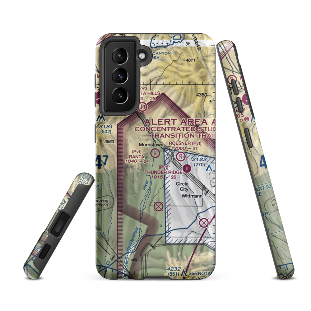 Ranta Strip (12AZ) VFR Sectional Samsung Phone Case Samsung Galaxy S21 FE model shown