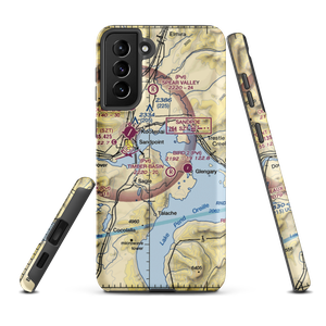 Rapoport Ranch Airport (68ID) VFR Sectional Samsung Phone Case