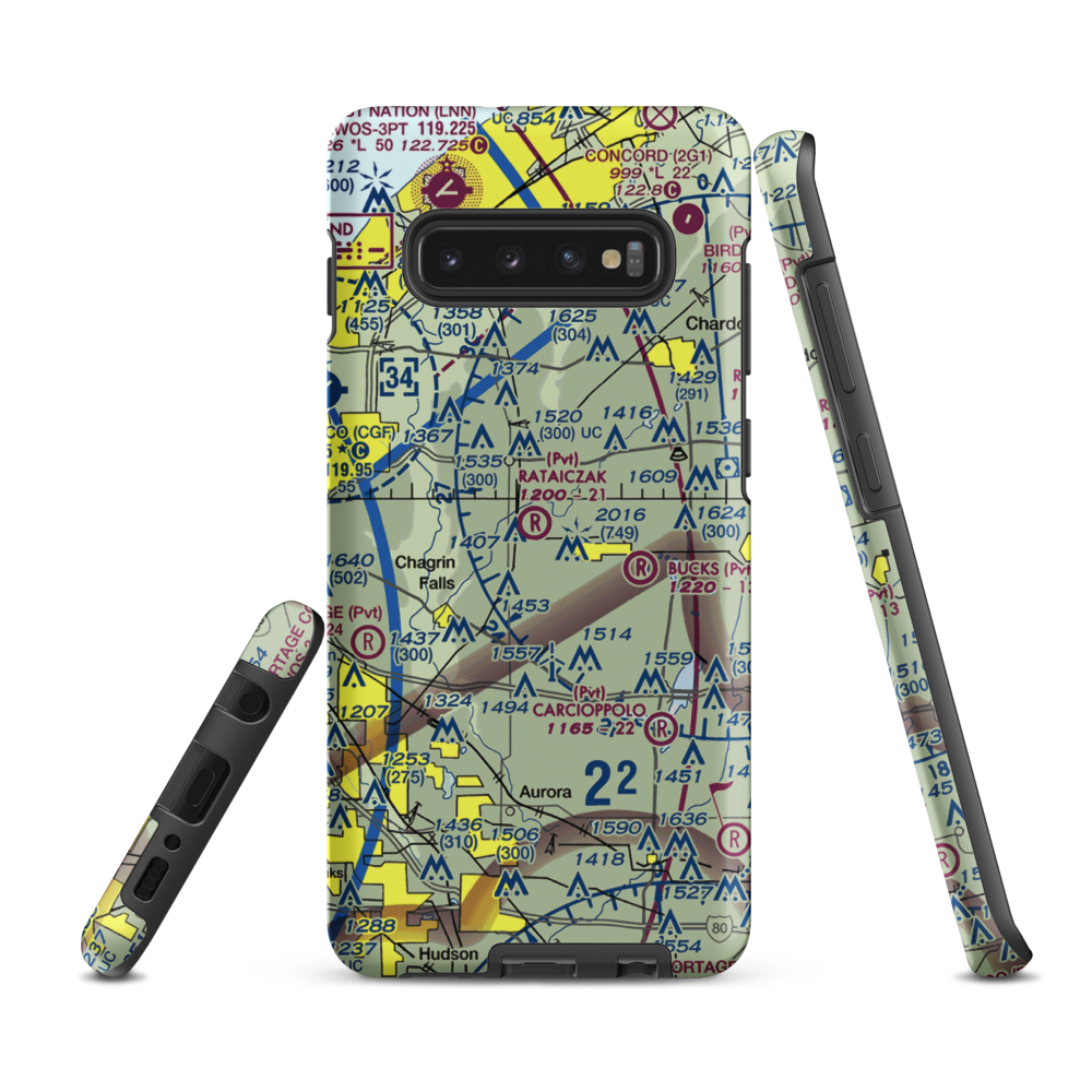 Rataiczak Airport (OI62) VFR Sectional Samsung Phone Case Samsung Galaxy S10 Plus model shown