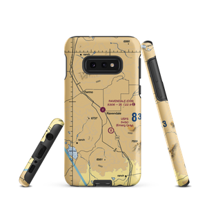 Ravendale Airport (O39) VFR Sectional Samsung Phone Case