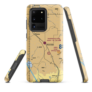 Ravendale Airport (O39) VFR Sectional Samsung Phone Case