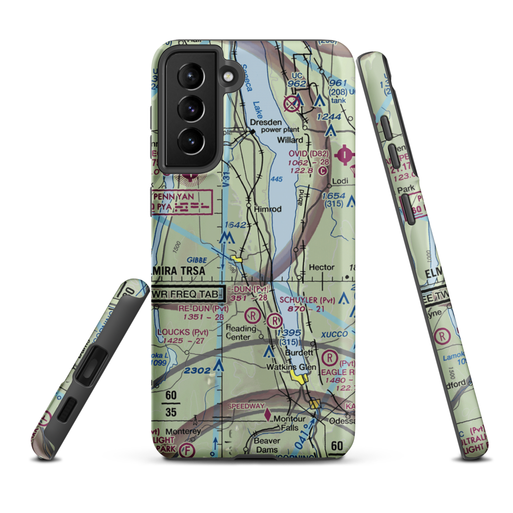 Re-Dun Field (17NK) VFR Sectional Samsung Phone Case Samsung Galaxy S21 FE model shown