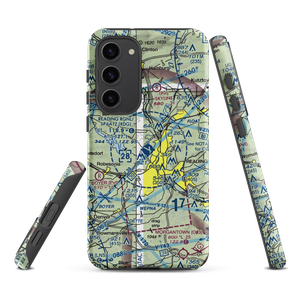 Reading Regional Carl A Spaatz Field (RDG) VFR Sectional Samsung Phone Case