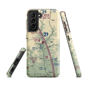 Real County Airport (49R) VFR Sectional Samsung Phone Case