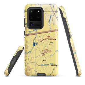 Red Creek Airport (AK80) VFR Sectional Samsung Phone Case