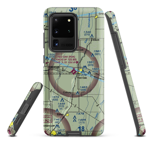 Red Oak Municipal Airport (RDK) VFR Sectional Samsung Phone Case