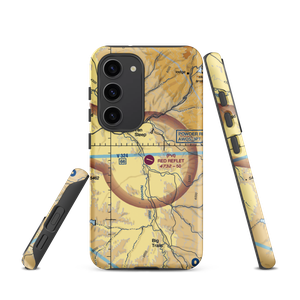 Red Reflet Ranch Airport (WY00) VFR Sectional Samsung Phone Case