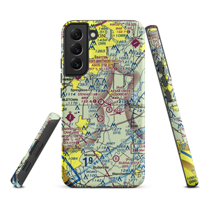 Red Stewart Airfield (40I) VFR Sectional Samsung Phone Case