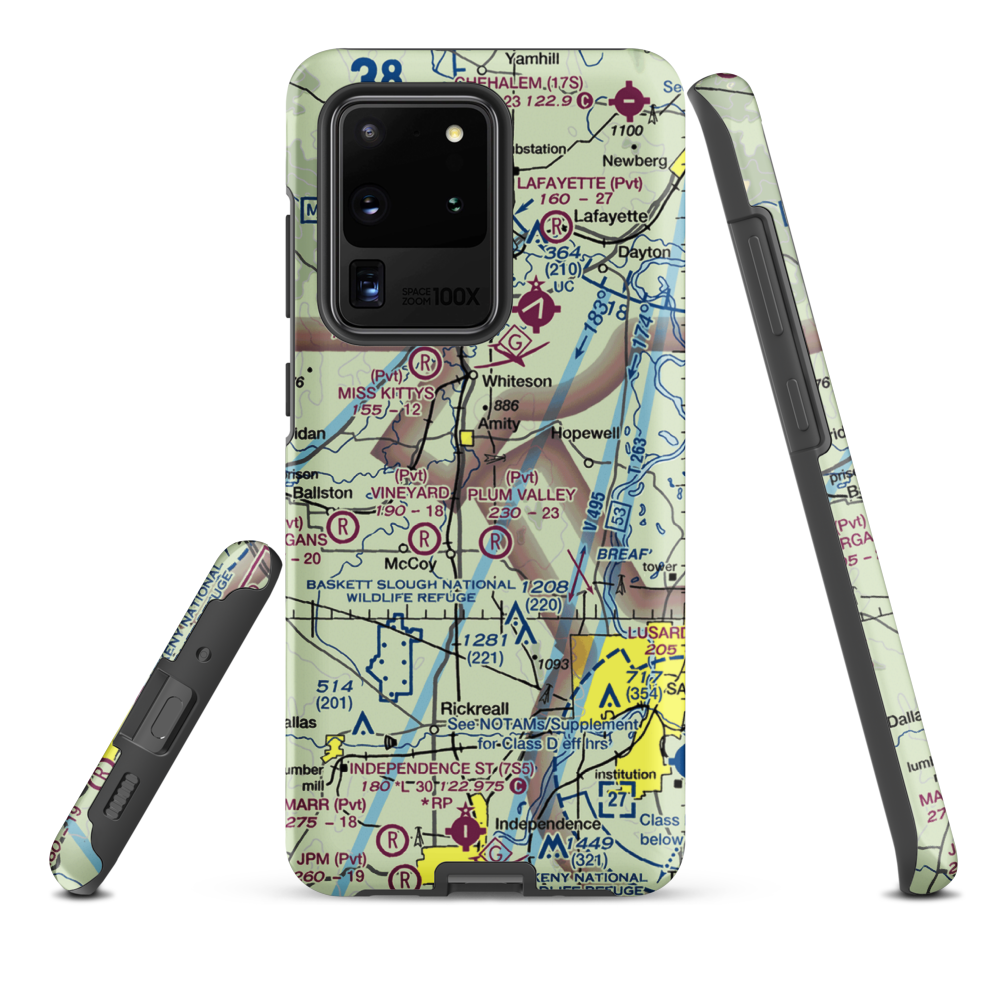 Red's Field (18OR) VFR Sectional Samsung Phone Case Samsung Galaxy S20 Ultra model shown