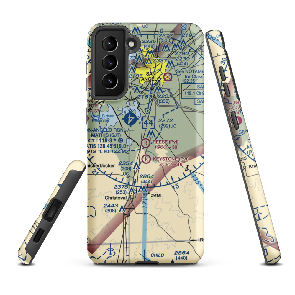 Reece Field (94TA) VFR Sectional Samsung Phone Case Samsung Galaxy S21 Plus model shown
