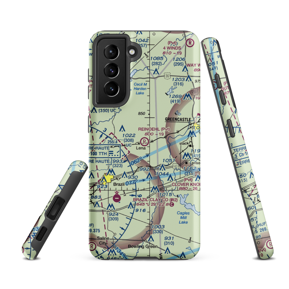 Reinoehl Field (49II) VFR Sectional Samsung Phone Case Samsung Galaxy S21 FE model shown