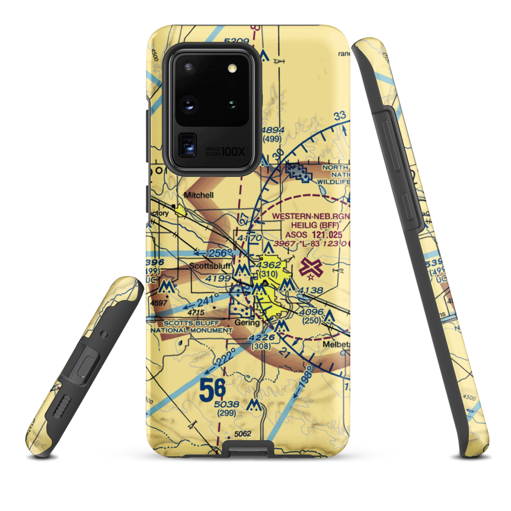 Reisig Brothers Airport (12NE) VFR Sectional Samsung Phone Case Samsung Galaxy S20 Ultra model shown