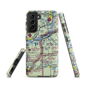 Rhea Restricted Landing Area (IS66) VFR Sectional Samsung Phone Case