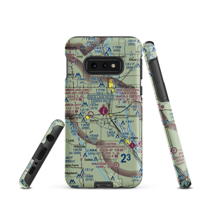 Rice Lake Regional Airport - Carl's Field (RPD) VFR Sectional Samsung Phone Case