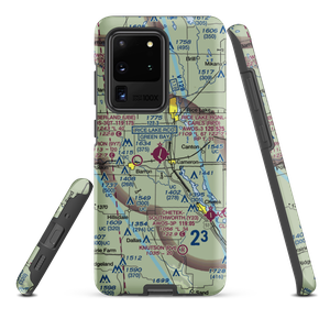 Rice Lake Regional Airport - Carl's Field (RPD) VFR Sectional Samsung Phone Case