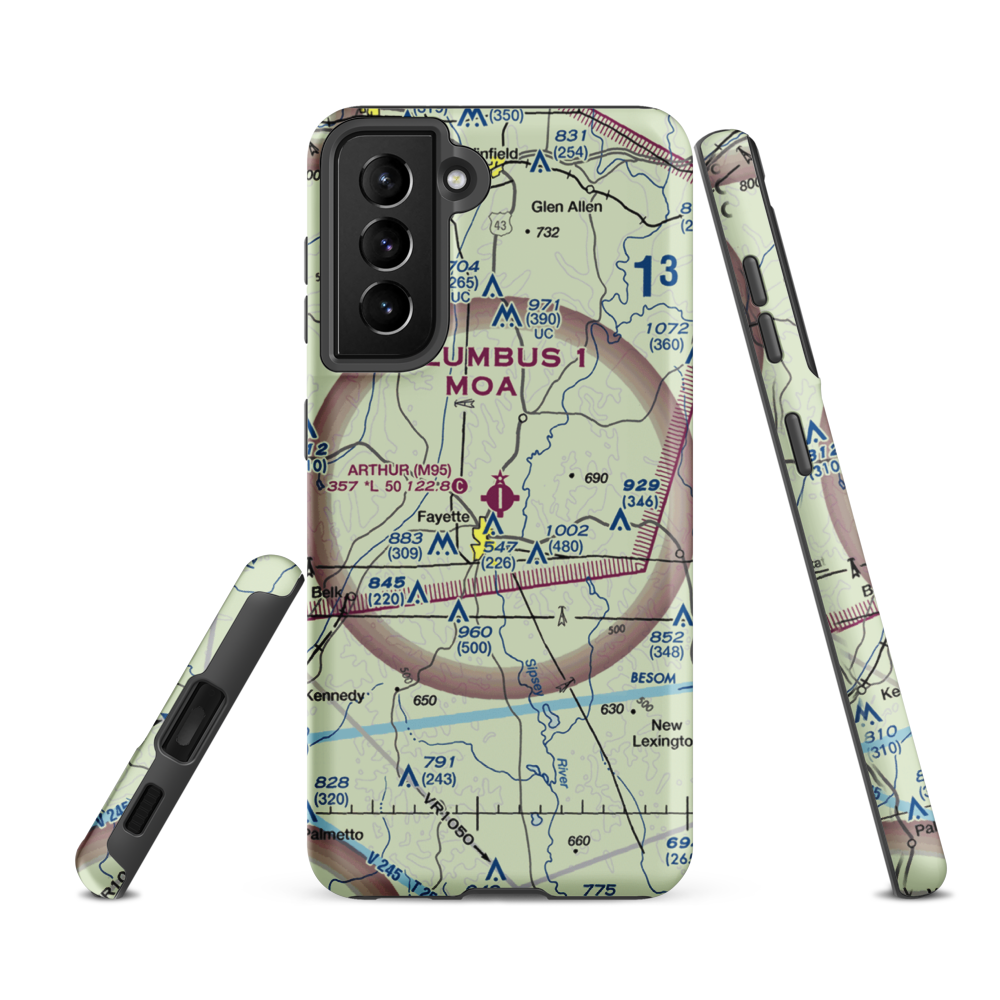 Richard Arthur Field (M95) VFR Sectional Samsung Phone Case Samsung Galaxy S21 FE model shown