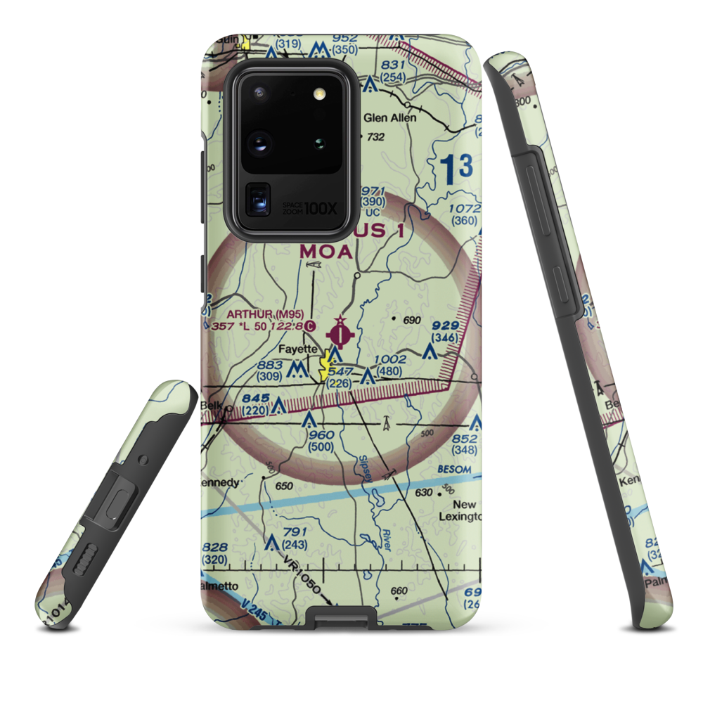 Richard Arthur Field (M95) VFR Sectional Samsung Phone Case Samsung Galaxy S20 Ultra model shown