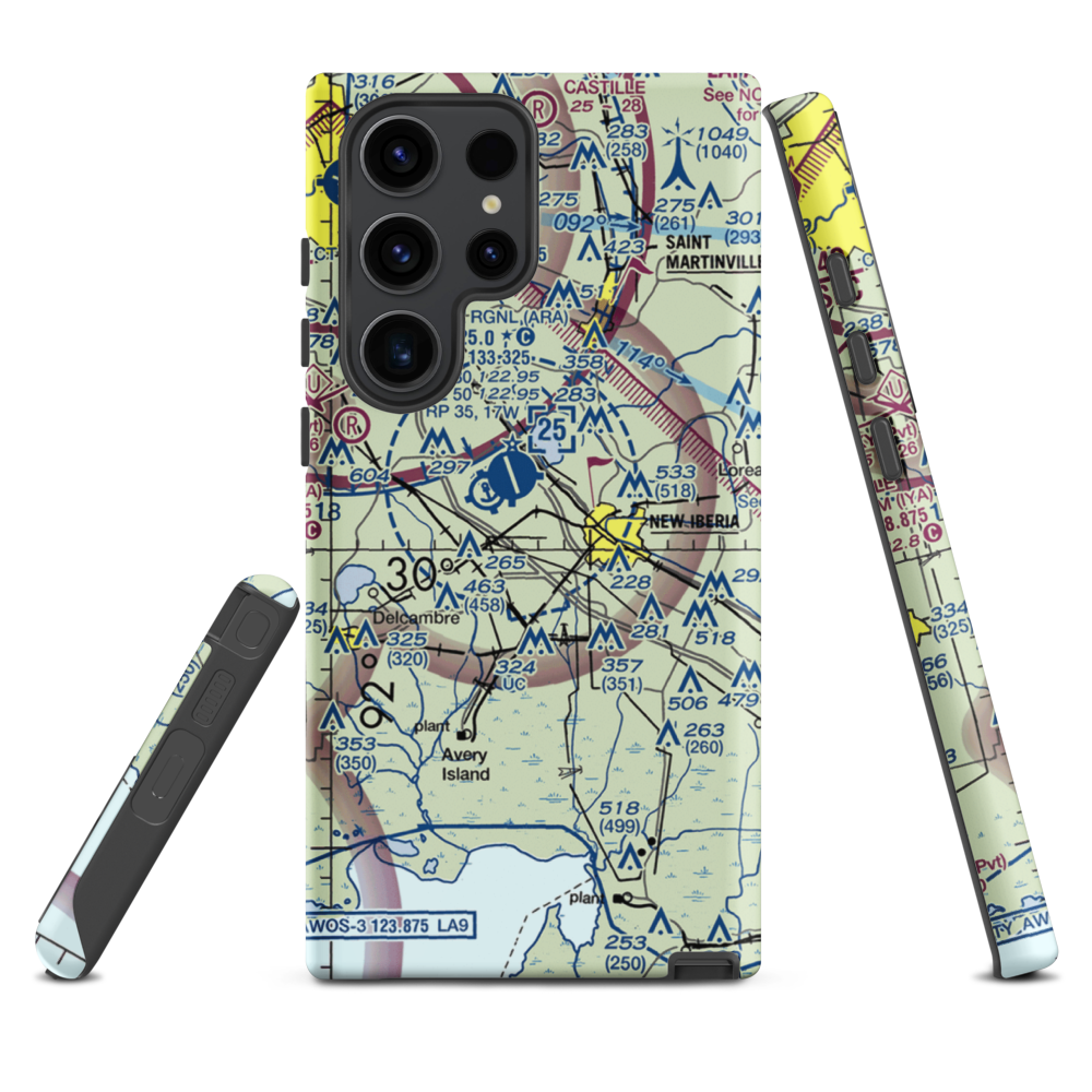 Richard's Airport (LS38) VFR Sectional Samsung Phone Case Samsung Galaxy S23 Ultra model shown