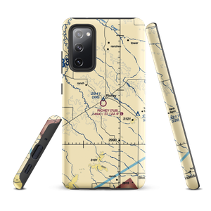 Richey Airport (7U8) VFR Sectional Samsung Phone Case