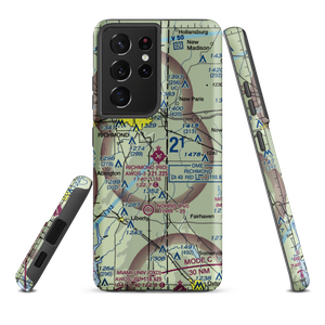 Richmond Municipal Airport (RID) VFR Sectional Samsung Phone Case