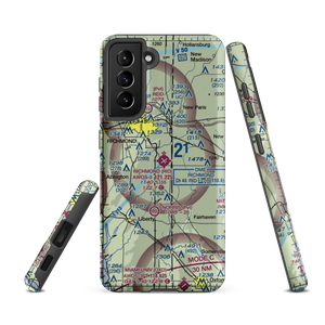 Richmond Municipal Airport (RID) VFR Sectional Samsung Phone Case