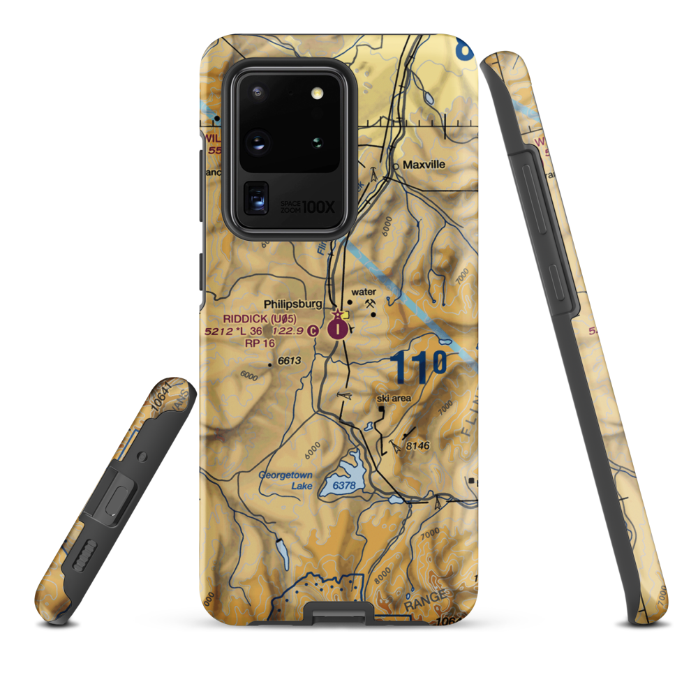 Riddick Field (U05) VFR Sectional Samsung Phone Case Samsung Galaxy S20 Ultra model shown