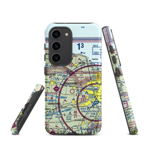 Ridge Road West Airport (7NK4) VFR Sectional Samsung Phone Case