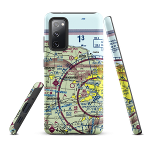 Ridge Road West Airport (7NK4) VFR Sectional Samsung Phone Case