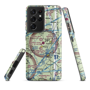 Ridgely Airpark (RJD) VFR Sectional Samsung Phone Case