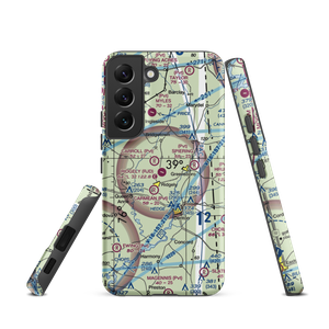 Ridgely Airpark (RJD) VFR Sectional Samsung Phone Case