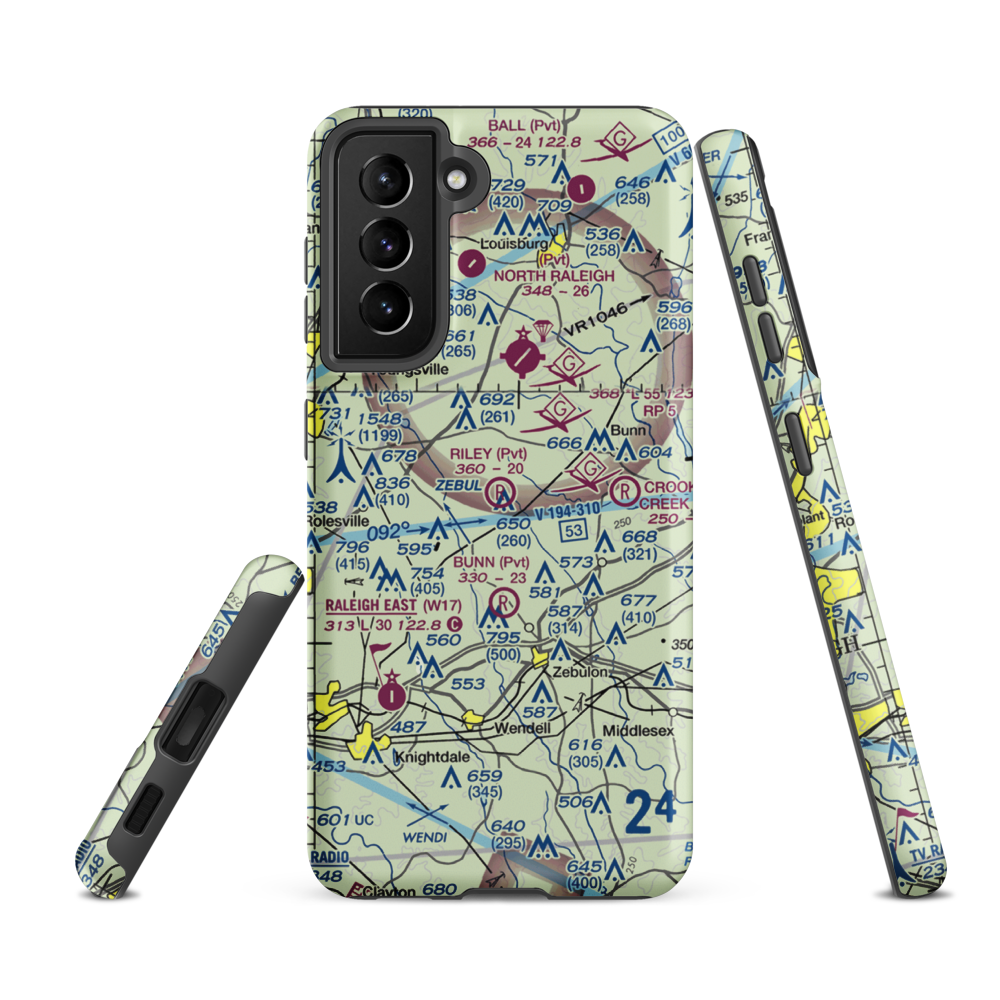Riley Field (1NC5) VFR Sectional Samsung Phone Case Samsung Galaxy S21 FE model shown