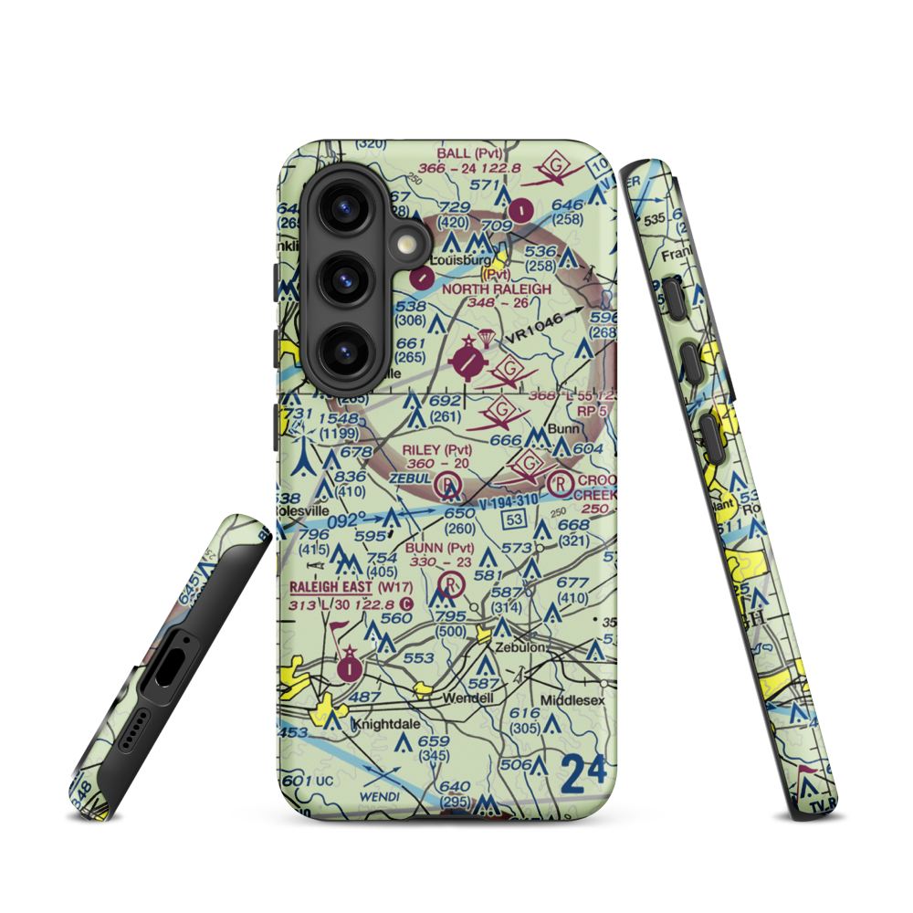 Riley Field (1NC5) VFR Sectional Samsung Phone Case Samsung Galaxy S24 model shown