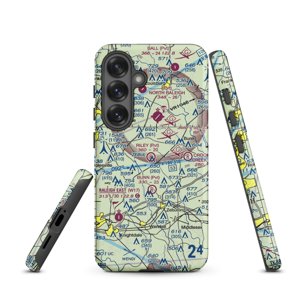 Riley Field (1NC5) VFR Sectional Samsung Phone Case Samsung Galaxy S25 model shown