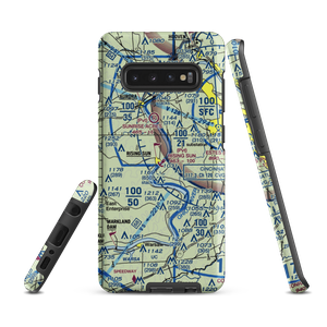 Rising Sun Seaplane Base (67IN) VFR Sectional Samsung Phone Case