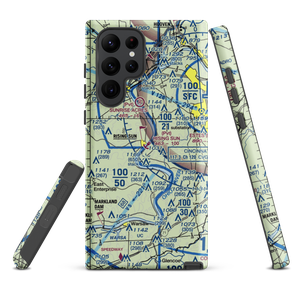 Rising Sun Seaplane Base (67IN) VFR Sectional Samsung Phone Case