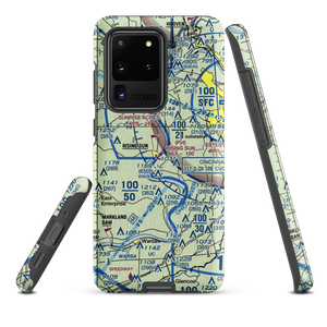 Rising Sun Seaplane Base (67IN) VFR Sectional Samsung Phone Case