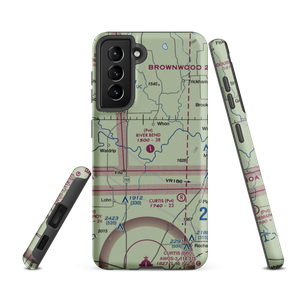 River Bend Ranch Airport (94TX) VFR Sectional Samsung Phone Case