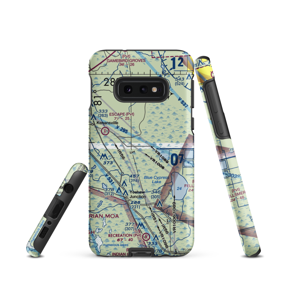 Rlm Farms Airport (FD09) VFR Sectional Samsung Phone Case Samsung Galaxy S10 Plus model shown