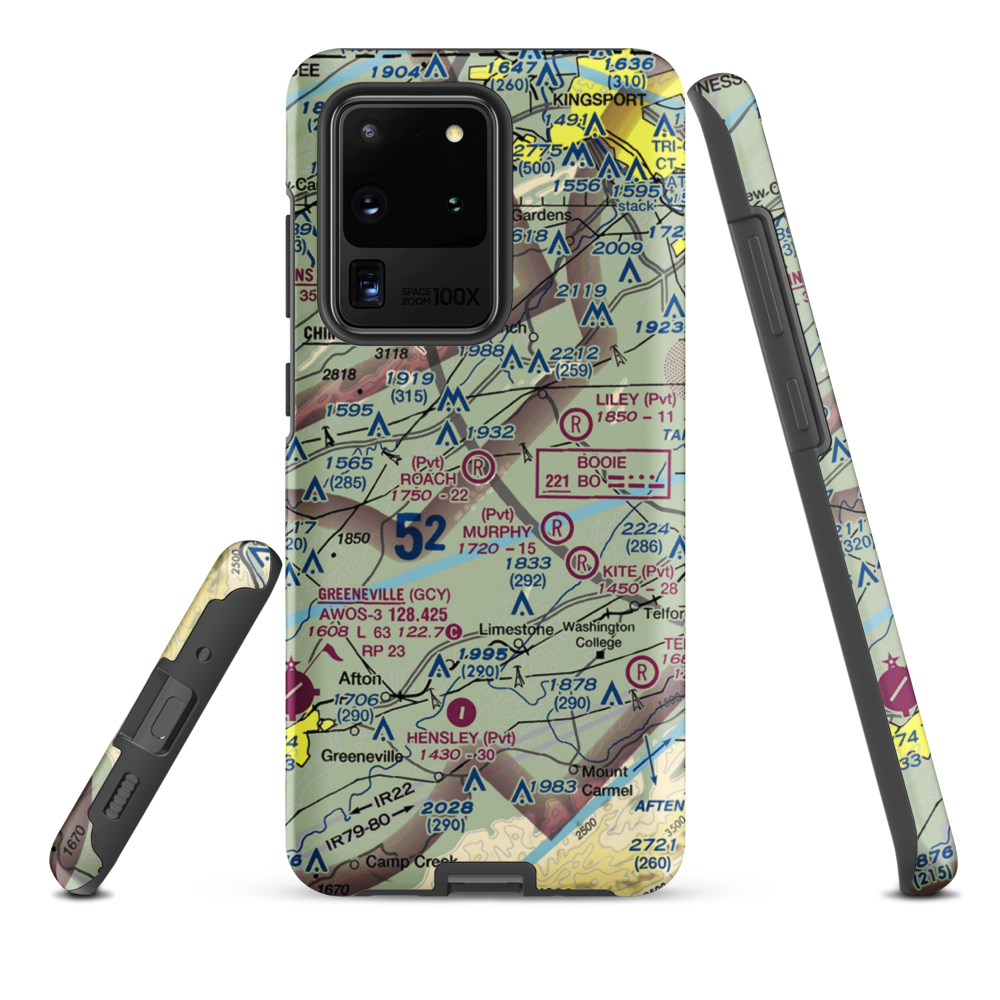 Roach Farm Airport (65TN) VFR Sectional Samsung Phone Case Samsung Galaxy S20 Ultra model shown