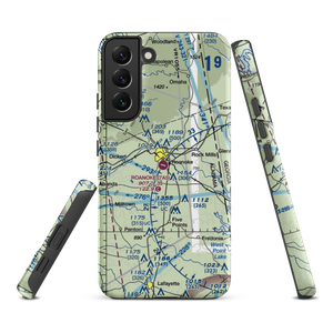 Roanoke Municipal Airport (7A5) VFR Sectional Samsung Phone Case