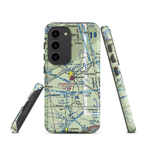 Roanoke Municipal Airport (7A5) VFR Sectional Samsung Phone Case