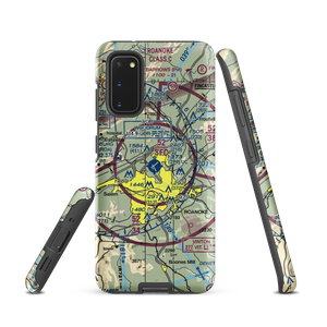 Roanoke–Blacksburg Regional Airport (ROA) VFR Sectional Samsung Phone Case