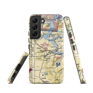 Rock Creek Farm Airport (ID23) VFR Sectional Samsung Phone Case