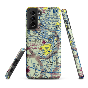 Rock Hill - York County Airport (UZA) VFR Sectional Samsung Phone Case