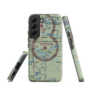 Rock Rapids Municipal Airport (RRQ) VFR Sectional Samsung Phone Case