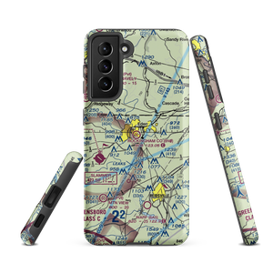 Rockingham County Heliport (8N0) VFR Sectional Samsung Phone Case