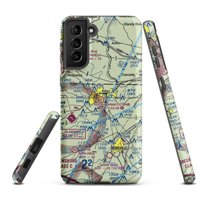 Rockingham County Heliport (8N0) VFR Sectional Samsung Phone Case