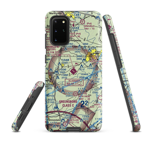 Rockingham County NC Shiloh Airport (SIF) VFR Sectional Samsung Phone Case