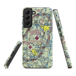 Rocky Mount Wilson Regional Airport (RWI) VFR Sectional Samsung Phone Case