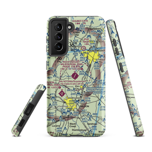 Rocky Mount Wilson Regional Airport (RWI) VFR Sectional Samsung Phone Case